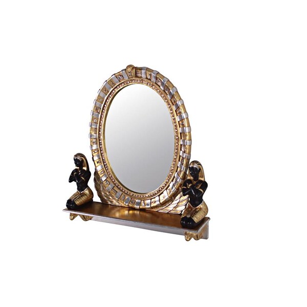 Design Toscano King Amenhotep Egyptian Statue Vanity Mirror - NE64386