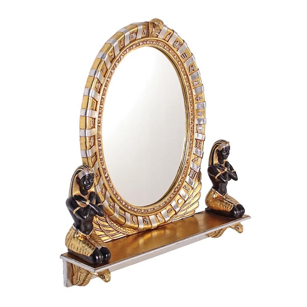 Design Toscano King Amenhotep Egyptian Statue Vanity Mirror - NE64386