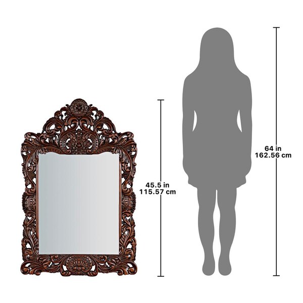Design Toscano Chateau Gallet Hardwood Mirror - DY4087