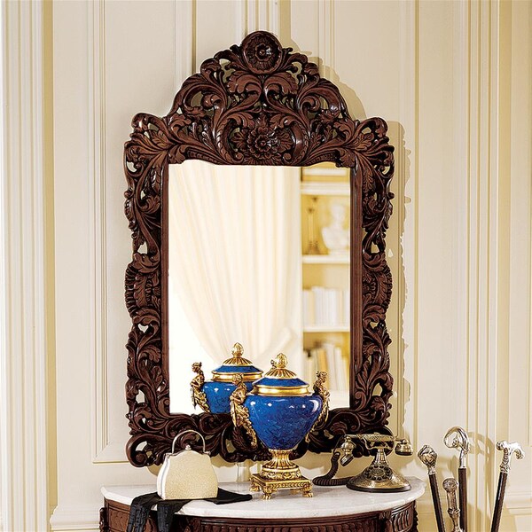 Design Toscano Chateau Gallet Hardwood Mirror - DY4087