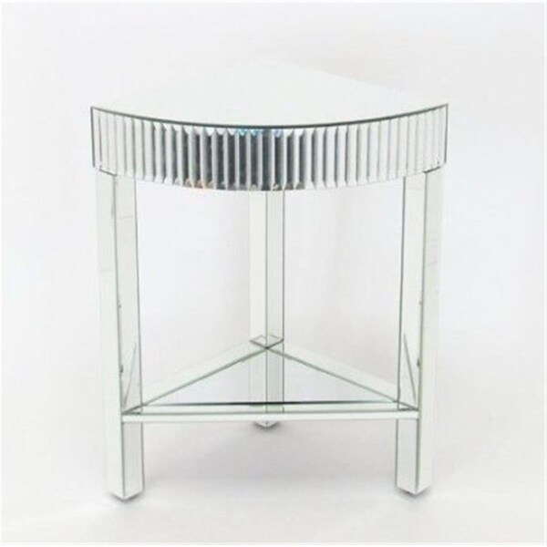 Wayborn Home Furnishing WaybornHomeFurnishings  Pine Wood Beveled Mirror Corner Table - Mirror - MC009