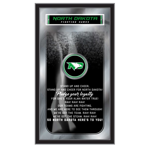 Holland Bar Stool Co North Dakota 26" x 15" Fight Song Mirror - MFGHTNORDAK