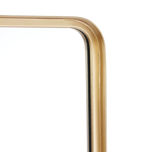 Flash Furniture 30x40 Gold Metal Wall Mirror - 2 Inch Deep Frame - HMHD-22M138YB-GLD-GG