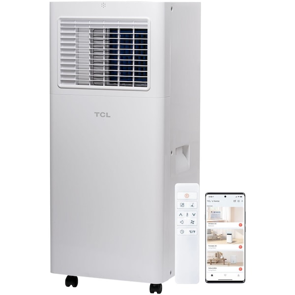 Tcl 6,000 BTU SACC 9,500 BTU ASHRAE Smart Portable Air Conditioner - H6P44W