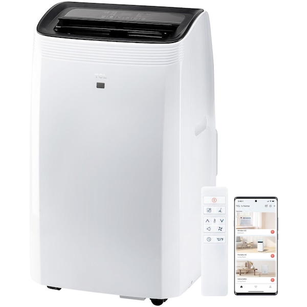 Tcl 8,000 BTU SACC 12,000 BTU ASHRAE Smart Portable Air Conditioner - H8P36W