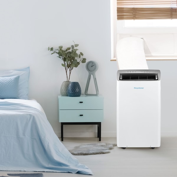Keystone 12,000 BTU ASHRAE/10,000 BTU DOE Portable Inverter Air Conditioner with Remote Control - KSTAP10PINV