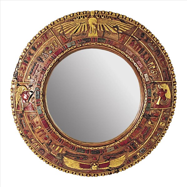 Design Toscano Temple of Luxor: Egyptian Grand-Scale Mirror Wall Sculpture - NE64346
