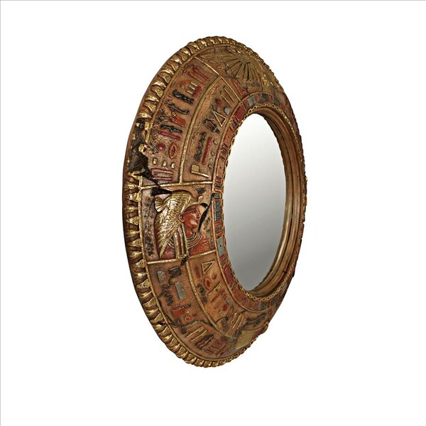 Design Toscano Temple of Luxor: Egyptian Grand-Scale Mirror Wall Sculpture - NE64346