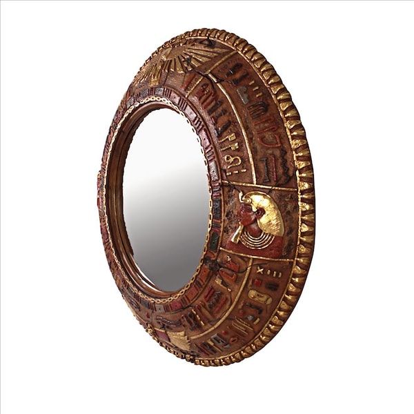 Design Toscano Temple of Luxor: Egyptian Grand-Scale Mirror Wall Sculpture - NE64346