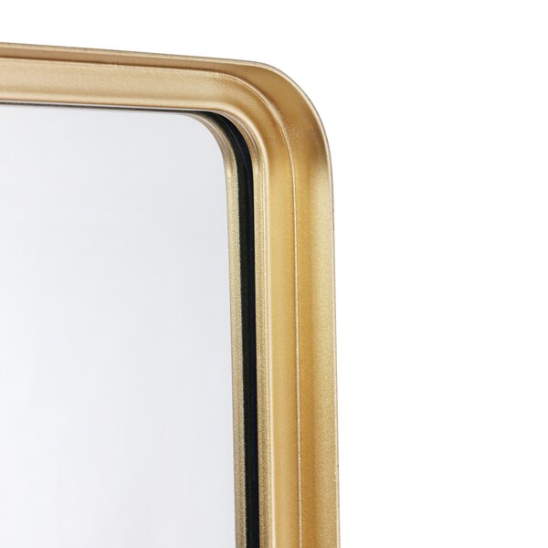 Flash Furniture Gold 20in x 30in Rectangle Metal Frame Wall Mirror - HMHD-9M2999GD-GLD-GG