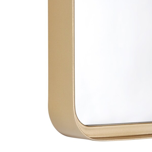 Flash Furniture Gold 20in x 30in Rectangle Metal Frame Wall Mirror - HMHD-9M2999GD-GLD-GG