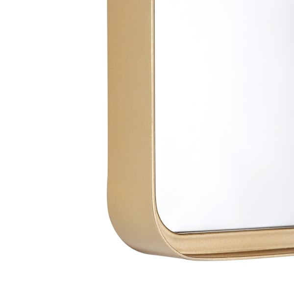 Flash Furniture 24x36 Gold Metal Wall Mirror - 2 Inch Deep Frame - HMHD-22M111YB-GLD-GG