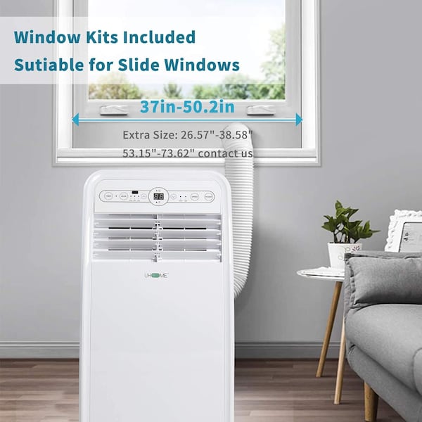 Edendirect 4,350 BTU DOE Portable Air Conditioner Cools 200 Sq. Ft. with Dehumidifier with Remote - ED-UPF1-08C