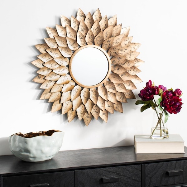 Safavieh Lana Sunburst Mirror - Gold - MRR1023A