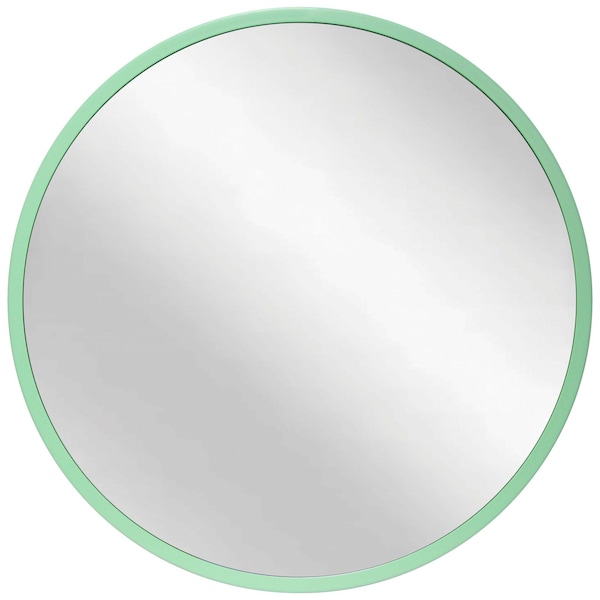Infinity Instruments Calliope - 20” Matte Meadow Mint Wall Mirror - 20227MM-20