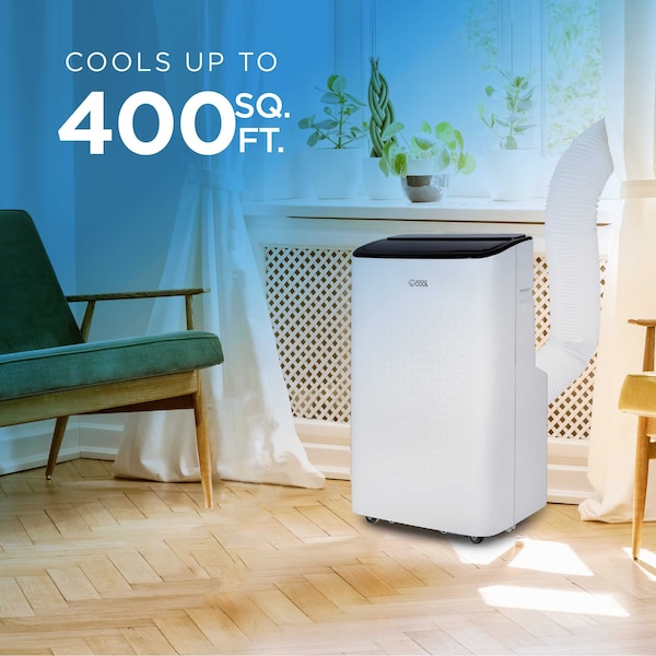 Commercial Cool 9,000 BTU Portable Air Conditioner with Remote and WiFi Control - CCP6JW