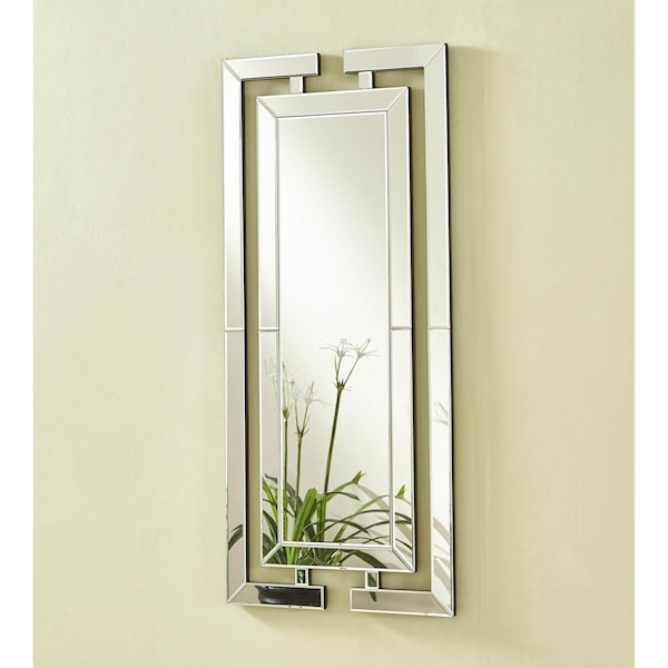 Elegant Decor Sparkle 47 In. Contemporary Round Mirror In Clear - MR9146
