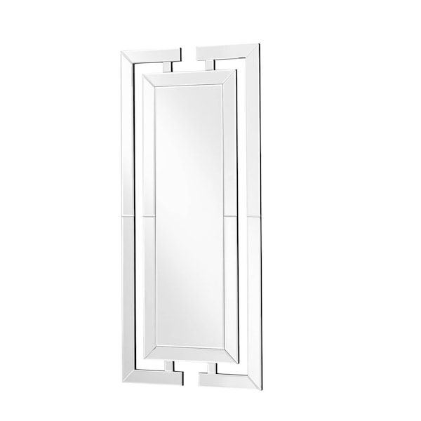 Elegant Decor Sparkle 47 In. Contemporary Round Mirror In Clear - MR9146