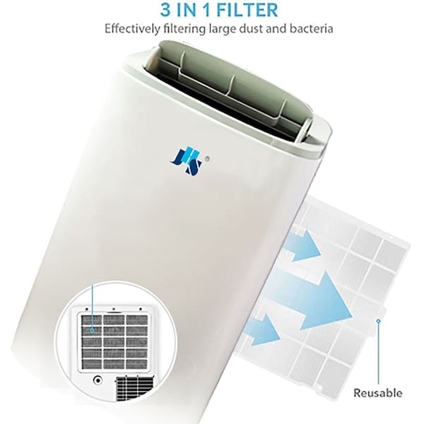 Jhs 14,000 BTU Portable Air Conditioner - A020A-10KR