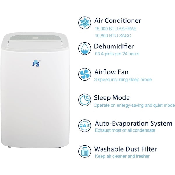 Jhs 14,000 BTU Portable Air Conditioner - A020A-10KR