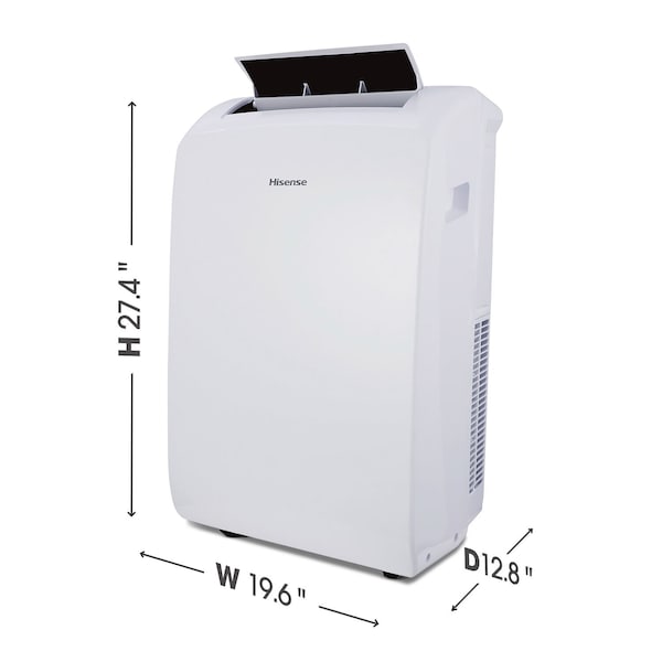 Hisense 8,000 BTU Smart Portable Air Conditioner with Wi-fi and Remote Control - AHP0822CW1W