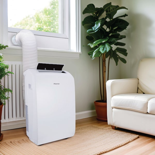 Hisense 8,000 BTU Smart Portable Air Conditioner with Wi-fi and Remote Control - AHP0822CW1W
