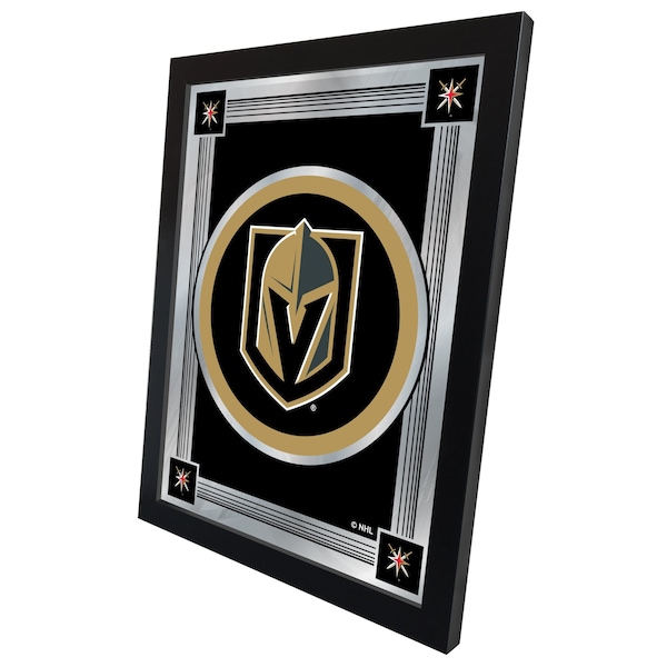 Holland Bar Stool Co Vegas Golden Knights 17" x 22" Logo Mirror - MLOGOLVGDKN