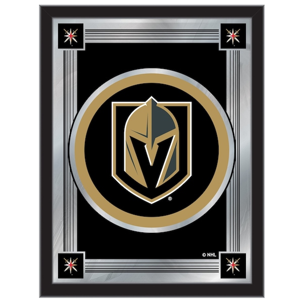 Holland Bar Stool Co Vegas Golden Knights 17" x 22" Logo Mirror - MLOGOLVGDKN