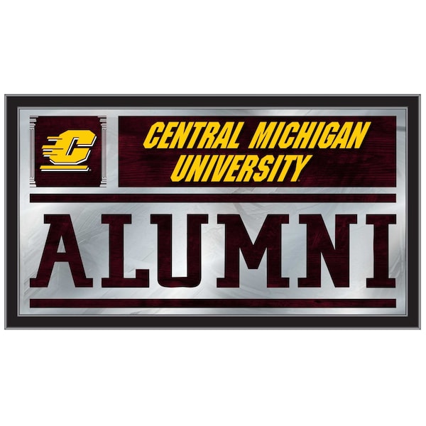 Holland Bar Stool Co Central Michigan 26" x 15" Alumni Mirror - MALUMCENMIC