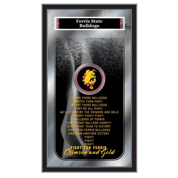 Holland Bar Stool Co Ferris State University 26" x 15" Fight Song Mirror - MFGHTFERRST