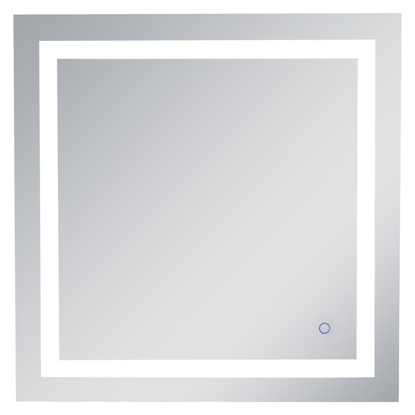 Elegant Decor Helios 30" X 30" Hardwired Led Mirror W/Touch Sensor And Color Chngng - MRE13030