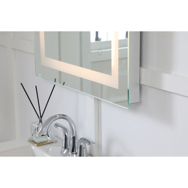 Elegant Decor Helios 27" X 36" Hardwired Led Mirror W/Touch Sensor And Color Chngng - MRE12736