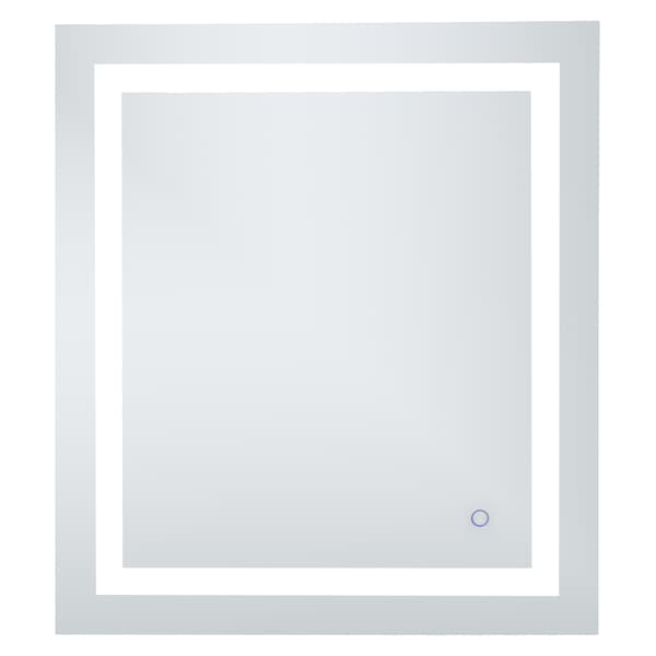 Elegant Decor Helios 27" X 30" Hardwired Led Mirror W/Touch Sensor And Color Chngng - MRE12730