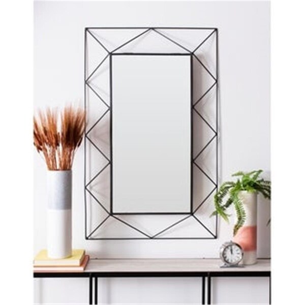 Safavieh Heath Mirror, Gunmetal - MRR6502A