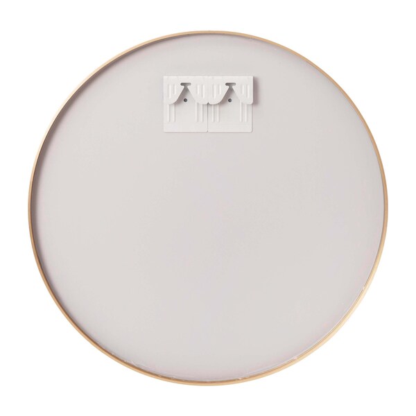 Flash Furniture 30" Round Gold Metal Framed Accent Wall Mirror - RH-M003-RD76BB-GD-GG