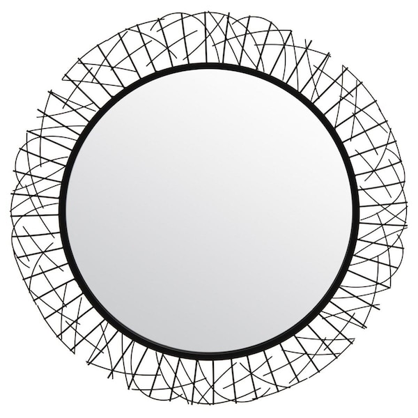 Safavieh Elsie Mirror, Black - MRR1033B