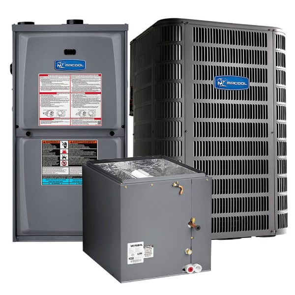 Mrcool 70k BTU 95% AFUE 3 Ton 16 SEER Variable Speed Central A/C Upflow - MAC1636V36GM970
