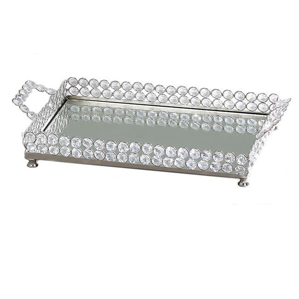 Jiallo Jiallo 72875 Sparkle Mirror Tray - 72875