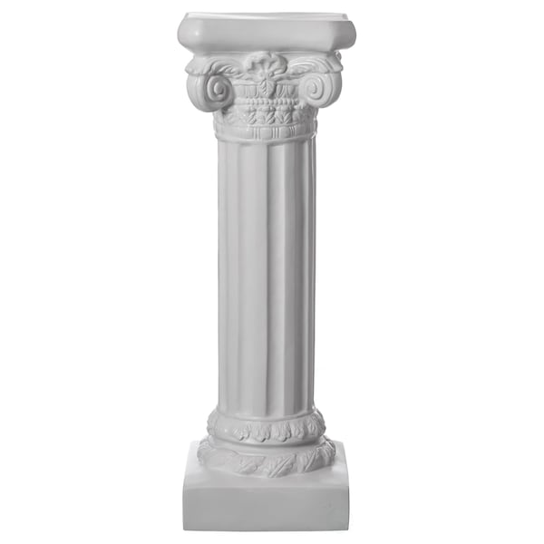 Uniquewise Fiberglass White Plinth Roman Column Ionic Piller Pedestal Vase Stand - Photography Props - 41 Inch - QI004124-41
