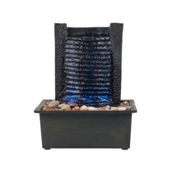 Nature Spring Nature Spring LED Tabletop Indoor Water Fountain - 842763JZU