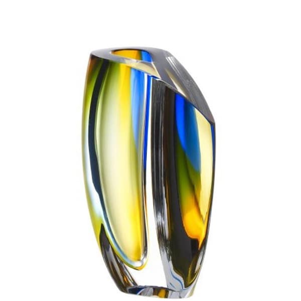 Kosta Boda Mirage Medium Vase - Blue Amber - 7040705