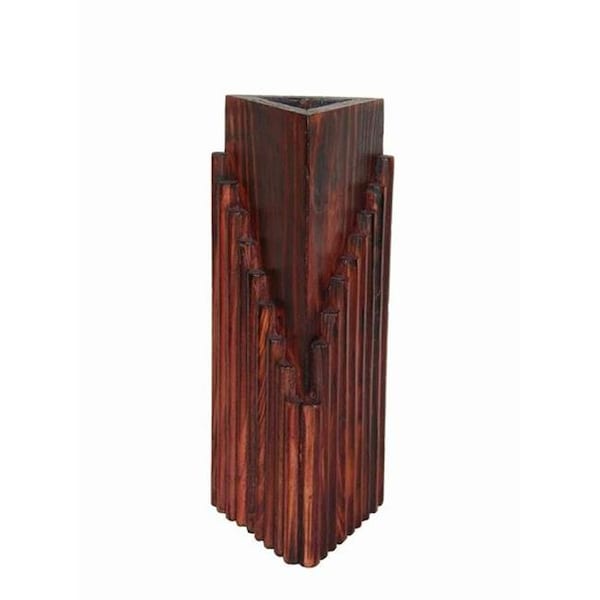 Sunshine Trading Sunshine Trading STV-02 Handmade Wood Vase - STV-02