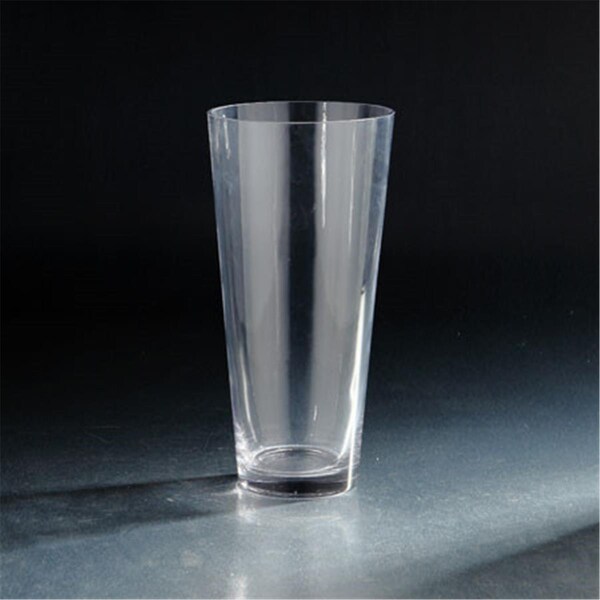 Diamond Star 10 x 5 in. Glass Vase, Clear - 60003