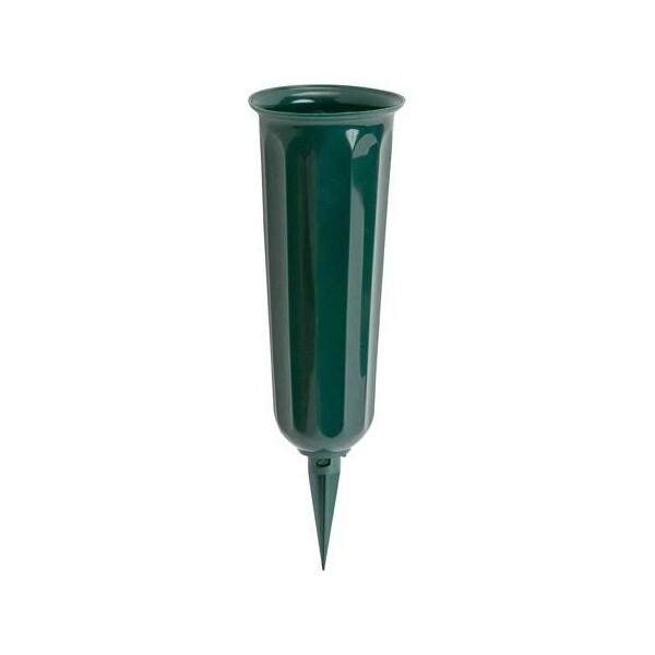 Afs 3" Plastic Cone - Round Bottom Vase: Green (case of 36) - 5011