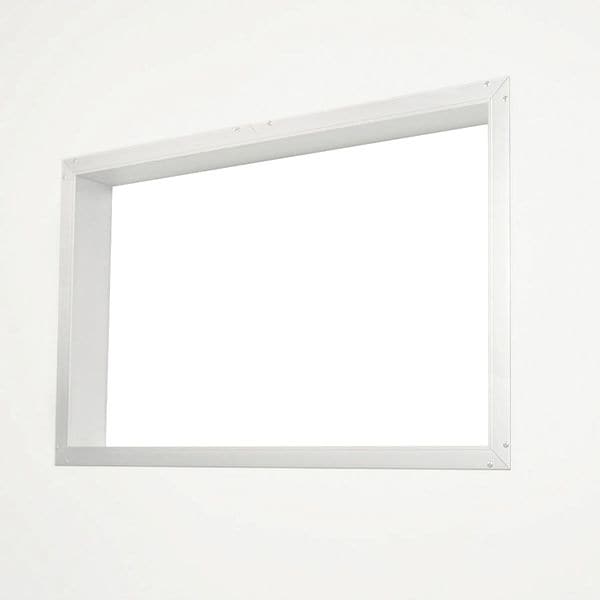 Porta-King AC Cutout Frame, 15-5/8Hx26W, White - ACVK-WCM