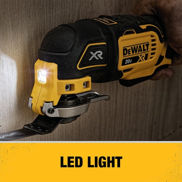 Dewalt 20V MAX* XR(R) Brushless Cordless 3-Speed Oscillating Multi-Tool Kit (2.0 Ah Battery) - DCS356D1