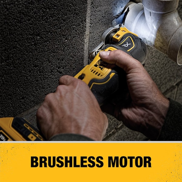 Dewalt 20V MAX* XR(R) Brushless Cordless 3-Speed Oscillating Multi-Tool Kit (2.0 Ah Battery) - DCS356D1