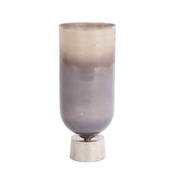 Howard Elliott Round Grotto Glass Footed Vase - Large - 51101