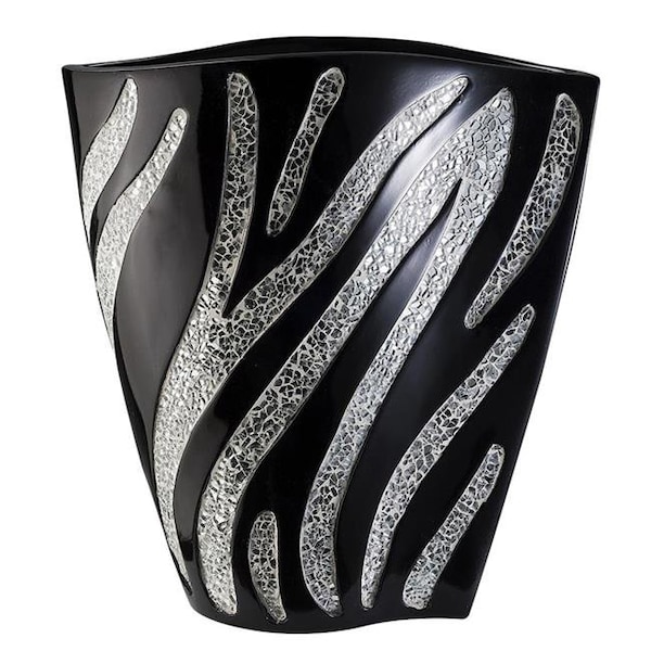 Ore Furniture Ore Furniture K-4243-V1 14 in. Zebra Decorative Vase - K-4243-V1