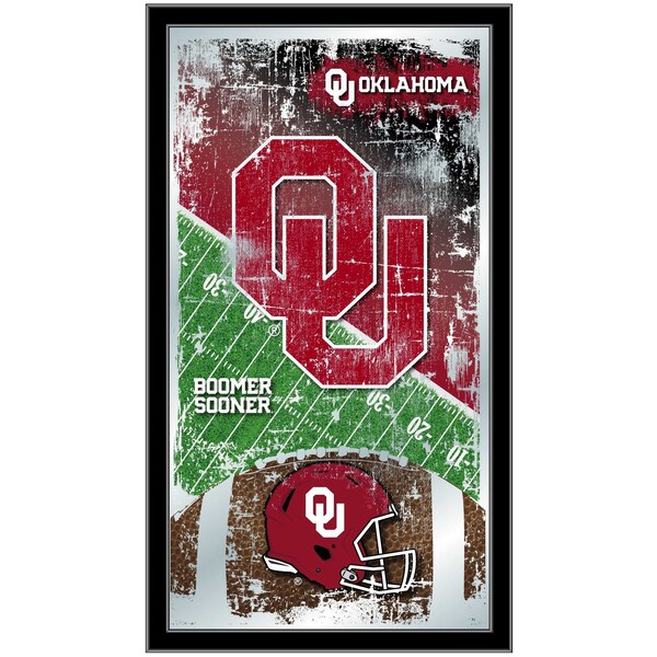 Holland Bar Stool Co Oklahoma 15" x 26" Football Mirror - MFTBLOKLHMA